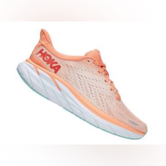 🦩Hoka🦩-Women's Pink Running Shoes-Sz 10 Clifton 8 - Picture 11 of 12